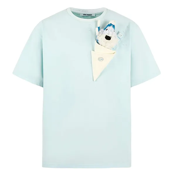 Áo Phông Nữ 13 De Marzo Ice-Cream In Blue Pastel Tshirt FR0582 00301 Màu Xanh Pastel - Thời trang - Vua Hàng Hiệu