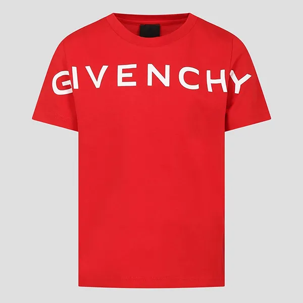 Áo Phông Nữ Givenchy Red With Logo Printed Tshirt H25447991 Màu Đỏ - Thời trang - Vua Hàng Hiệu