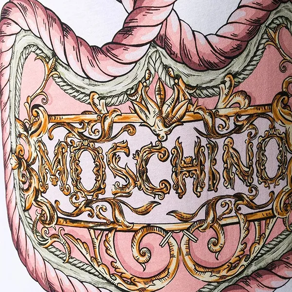 Áo Phông Nữ Moschino White Tshirt 202Z J071152402001 Màu Trắng