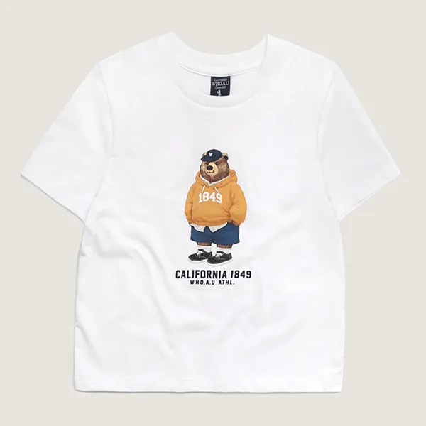Áo Phông Nữ WHOAU Steve Photo Crop WHRPD2429F Tshirt Màu Trắng - Thời trang - Vua Hàng Hiệu
