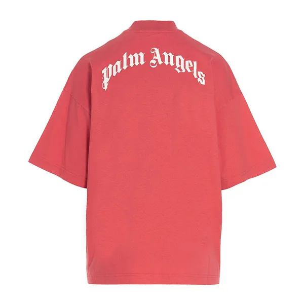 Áo Phông Palm Angels Tshirt PA Bear Loose Tee Màu Cam San Hô Size S