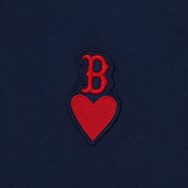 Áo Polo MLB Heart Small Logo Boston Red Sox 3APQH0133-43NYS Màu Xanh Navy
