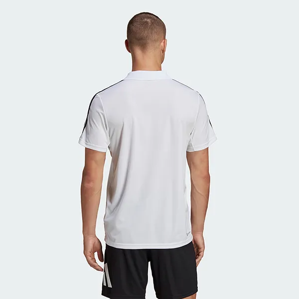 Áo Polo Nam Adidas Train Essentials Piqué 3-Stripes Training Shirt IB8109 Màu Trắng Size XL - 5