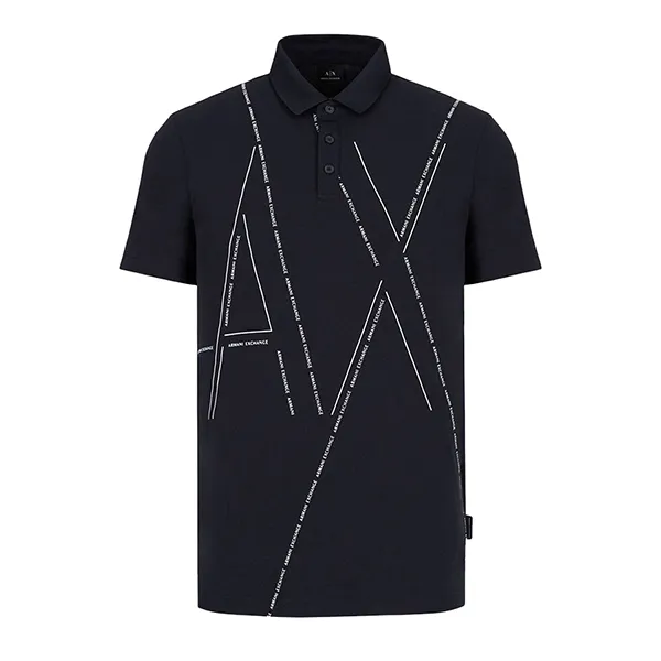 Áo Polo Nam Armani Exchange 3KZFQA-ZJE6ZBLACK Màu Đen Size 46