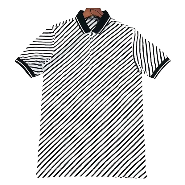 Áo Polo Nam Dolce & Gabbana D&G G8FX3TG7HAW1 X0830 Màu Đen Trắng Size 44 - Thời trang - Vua Hàng Hiệu