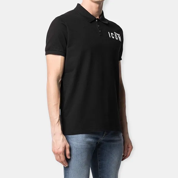 Áo Polo Nam Dsquared2 Mini Icon S79GL0001S22743962 Màu Đen Size S
