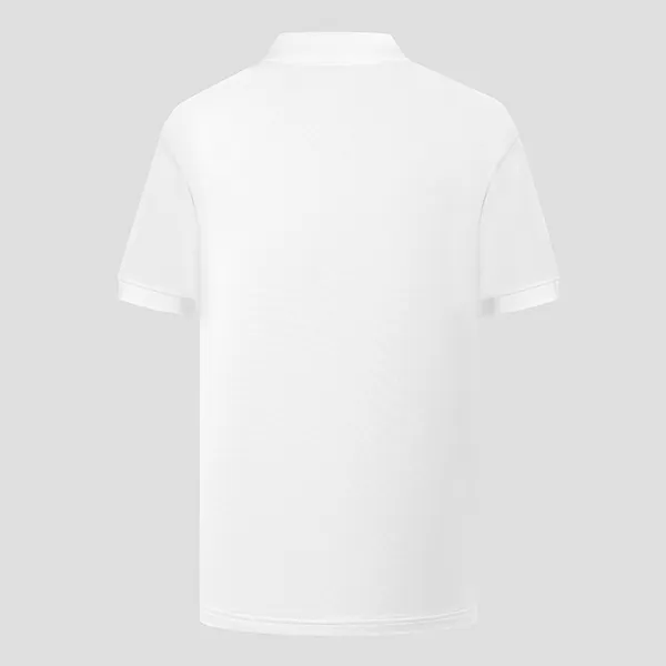 Áo Polo Nam Kenzo White With Black Tiger Logo Embroidered PF755 Màu Trắng Size XS
