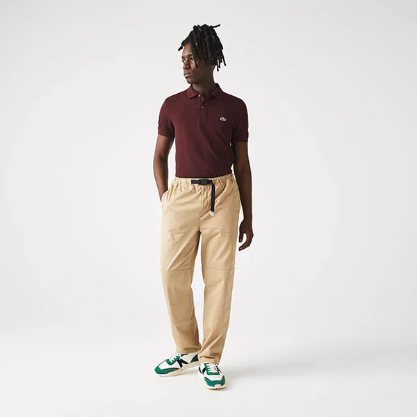 Áo Polo Nam Lacoste Men's Polo Slim Fit PH4012-51-BZD Màu Đỏ Đô Size 3