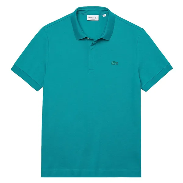 Áo Polo Nam Lacoste Men's Smart Paris Stretch Cotton Piqué Shirt PH5522F5T SI0 Màu Xanh Lam Size S