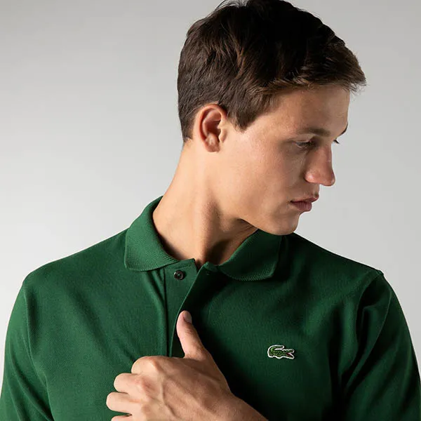 Áo Polo Nam Lacoste Original Heavy Cotton Piqué L1221-00-132 Màu Xanh Green Size 6 - Thời trang - Vua Hàng Hiệu