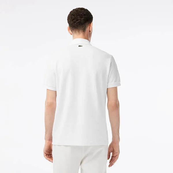 Áo Polo Nam Lacoste x Netflix Organic Cotton PH7057-10-VIQ Màu Trắng Size 4