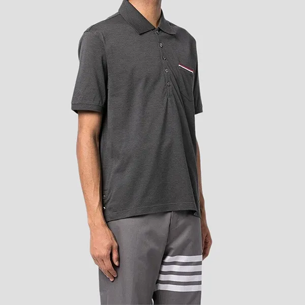 Áo Polo Nam Thom Browne Dark Grey MJP022A 01455 025 Màu Xám - Thời trang - Vua Hàng Hiệu
