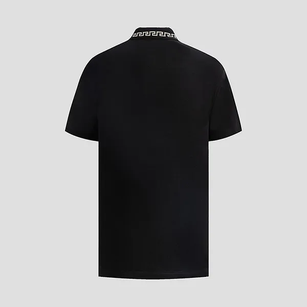 Áo Polo Nam Versace Medusa A89504S Polo Shirt Màu Đen Size L