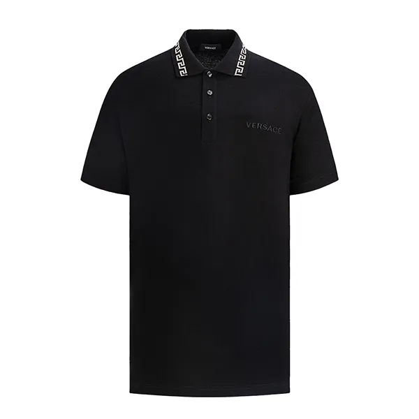 Áo Polo Nam Versace Medusa A89504S Polo Shirt Màu Đen Size L