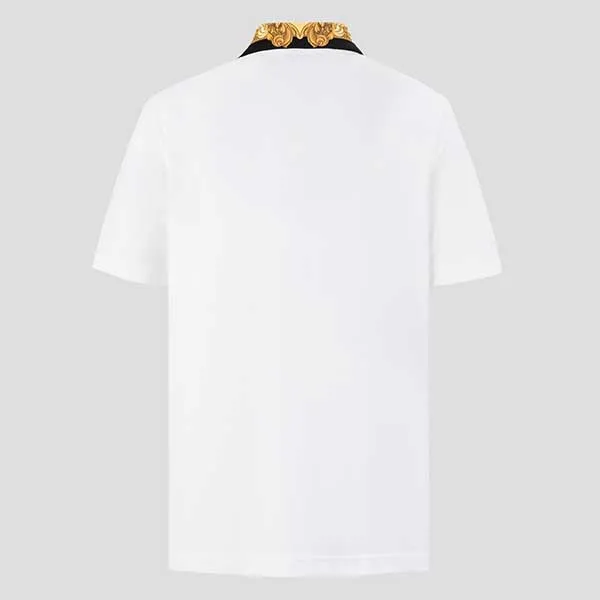 Áo Polo Nam Versace White Logo Polo Shirt 1012260 Màu Trắng Size M - Thời trang - Vua Hàng Hiệu
