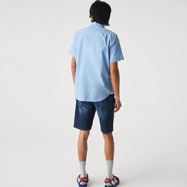 Áo Sơ Mi Cộc Tay Nam Lacoste Men's Regular Fit Gingham Check Shirt CH2879-00-BK1 Màu Xanh Blue Size 41 - Thời trang - Vua Hàng Hiệu