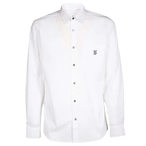 Áo Sơ Mi Nam Burberry Men's 8011369 Màu Trắng Size S - Thời trang - Vua Hàng Hiệu