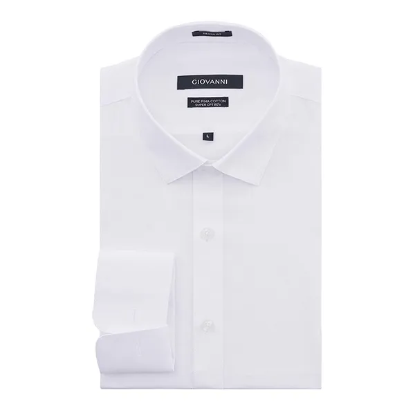 Áo Sơ Mi Nam Giovanni GLS01-006WH Màu Trắng Size XL