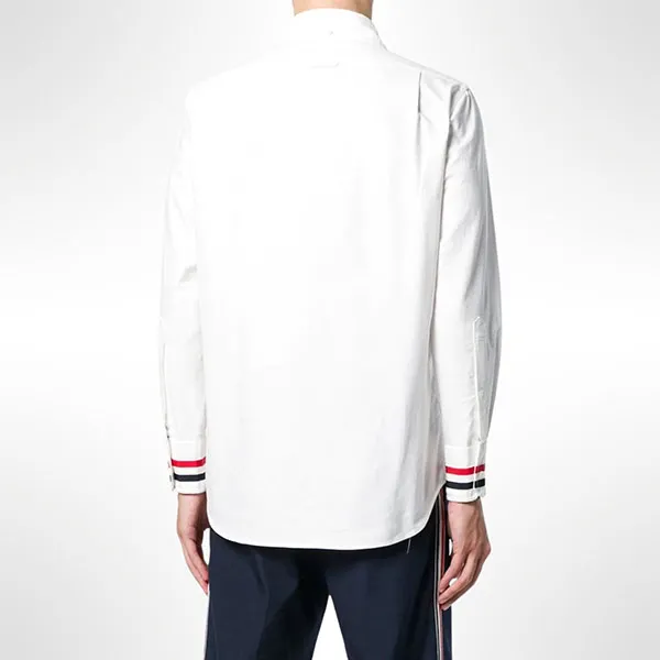 Áo Sơ Mi Nam Thom Browne MWL289A Màu Trắng Size 15