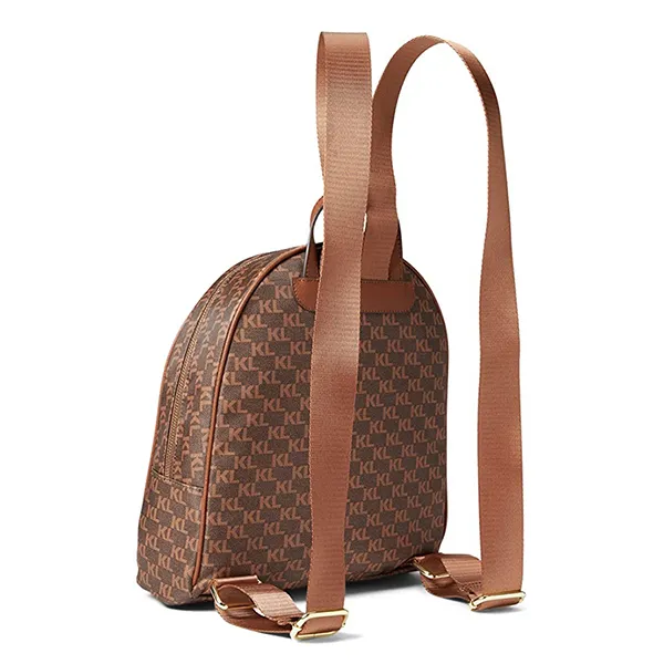 Balo Nữ Karl Lagerfeld Paris Backpack Brown Khaki LH0KE709 Màu Nâu