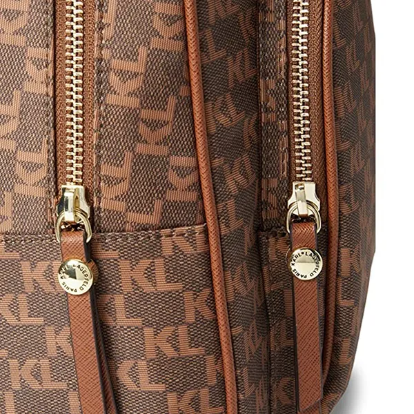 Balo Nữ Karl Lagerfeld Paris Backpack Brown Khaki LH0KE709 Màu Nâu