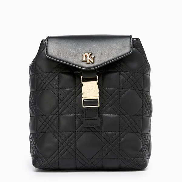 Balo Nữ Lyn Chenille Backpacks Black LL23FBF102 Màu Đen