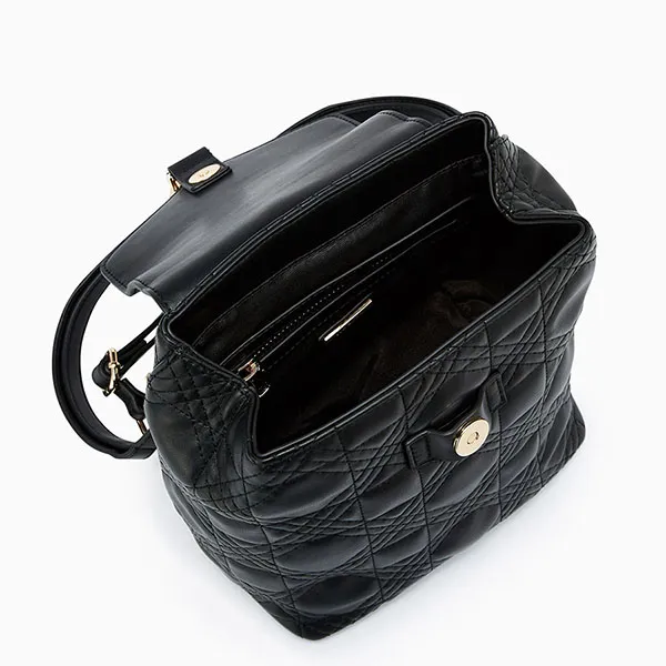 Balo Nữ Lyn Chenille Backpacks Black LL23FBF102 Màu Đen
