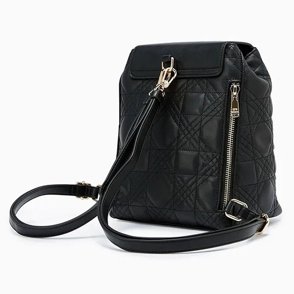 Balo Nữ Lyn Chenille Backpacks Black LL23FBF102 Màu Đen
