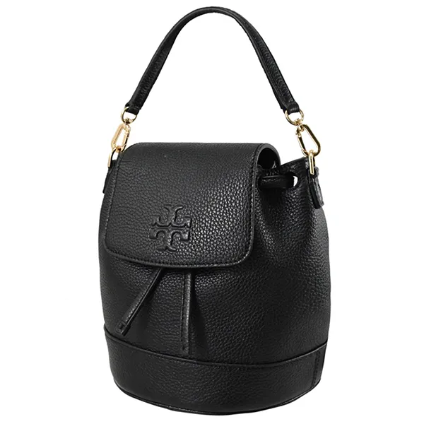 Balo Nữ Tory Burch Thea Logo Màu Đen - Túi xách - Vua Hàng Hiệu