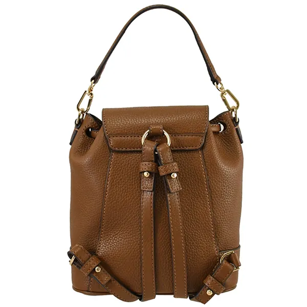 Balo Nữ Tory Burch Thea Logo Màu Nâu - Túi xách - Vua Hàng Hiệu