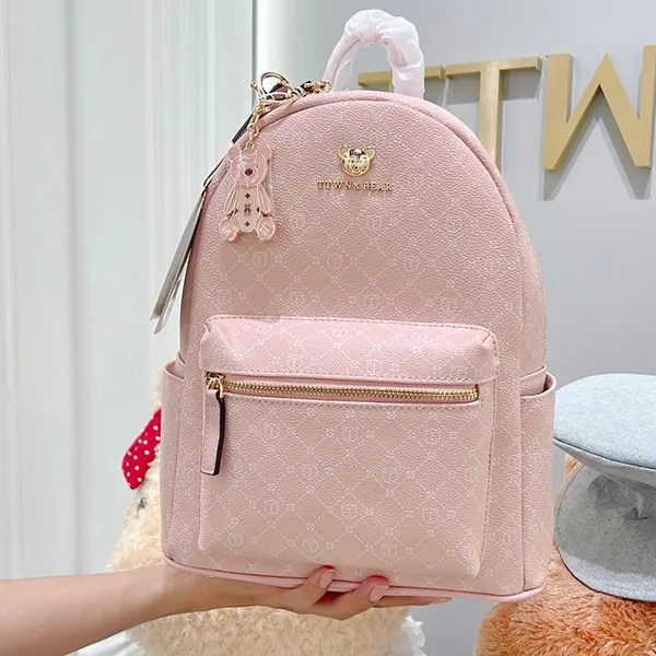 Balo Nữ TTWN BEAR TN3194 Màu Hồng Lưới Size L