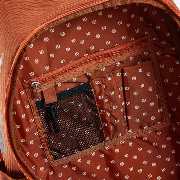 Balo Tennis Wilson Backpack Roland Garros Team 29 L Orange Màu Cam - Túi xách - Vua Hàng Hiệu