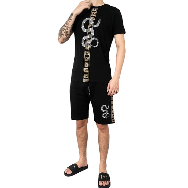 Bộ Quần Áo Cộc Tay Nam Brave Soul BV5609 Màu Đen Size 46