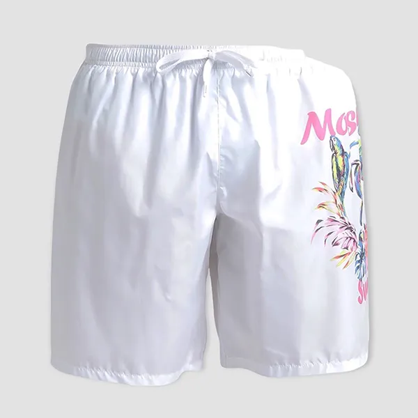 Bộ Quần Áo Cộc Tay Nam Moschino MCN7857 Màu Trắng Size S