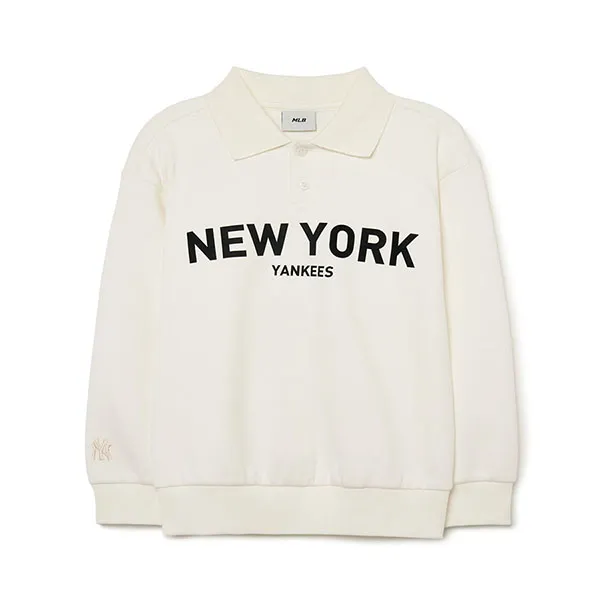 Bộ Quần Áo Nỉ Trẻ Em MLB PQ New York Yankees 7AS2B0234-50CRS Màu Trắng