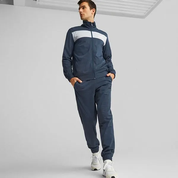 Bộ Thể Thao Nam Puma Tracksuit Jersey Poly 846467-16 Blue Gray Màu Xanh Xám Size XXL - Thời trang - Vua Hàng Hiệu