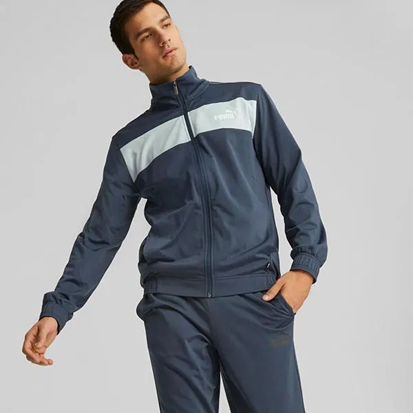 Bộ Thể Thao Nam Puma Tracksuit Jersey Poly 846467-16 Blue Gray Màu Xanh Xám Size XXL - Thời trang - Vua Hàng Hiệu