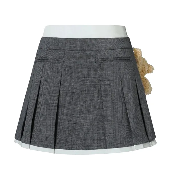 Chân Váy Nữ 13 De Marzo Bear Loin Pleated FR JX 565 UB01 Màu Xám
