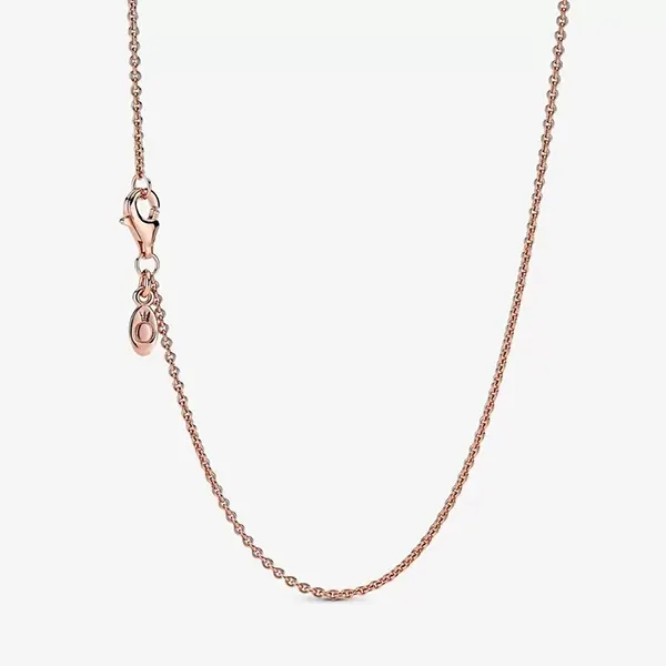 Dây Chuyền Nữ Pandora Classic Cable Chain Necklace 580413 Màu Vàng Hồng - Trang sức - Vua Hàng Hiệu