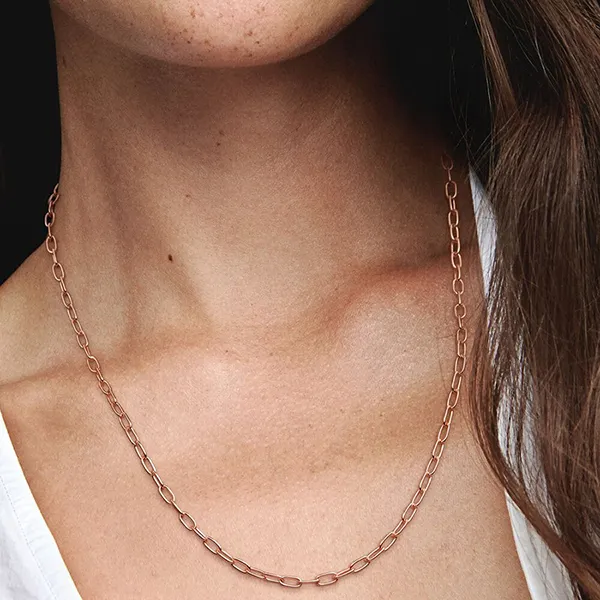 Dây Chuyền Nữ Pandora Link Chain Necklace 389410C00 Màu Vàng Hồng - Trang sức - Vua Hàng Hiệu