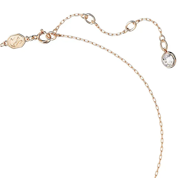 Dây Chuyền Nữ Swarovski Iconic Swan Pendant Swan, Green, Rose Gold-Tone Plated 5650067 Màu Xanh Green - Trang sức - Vua Hàng Hiệu
