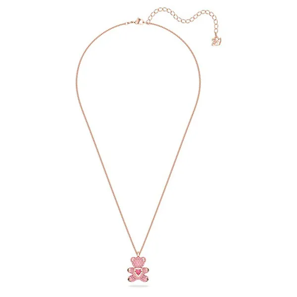 Dây Chuyền Nữ Swarovski Teddy Pendant Bear, Pink, Rose Gold-Tone Plated 5642976 Màu Vàng Hồng - 4