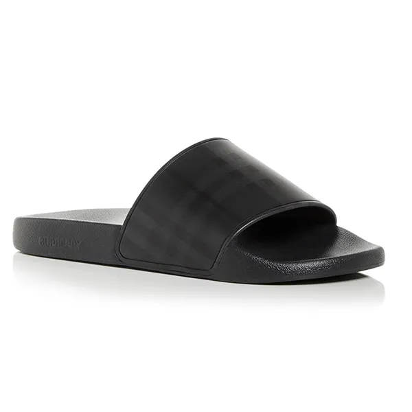 Dép Nam Burberry London Check Slides P80415031 Màu Đen Size 41 - Dép - Vua Hàng Hiệu