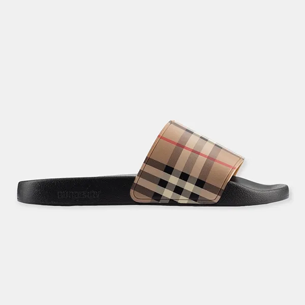 Dép Burberry 8023965 Vintage Check Slides Màu Đen Be Size 35 - Dép - Vua Hàng Hiệu