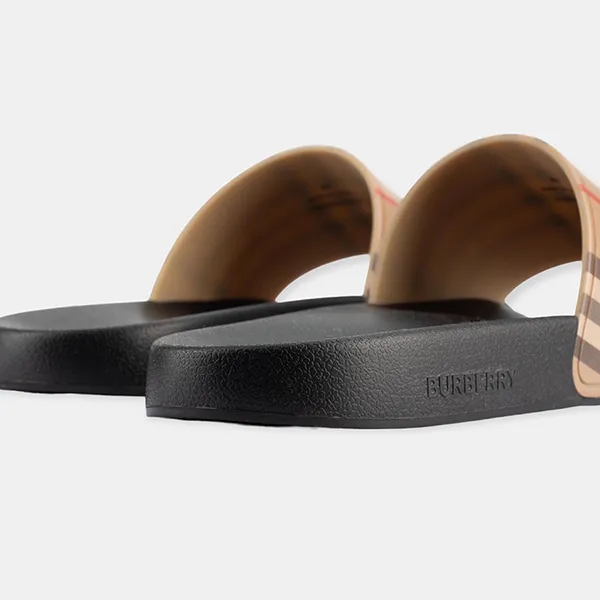 Dép Burberry 8023965 Vintage Check Slides Màu Đen Be Size 35 - Dép - Vua Hàng Hiệu