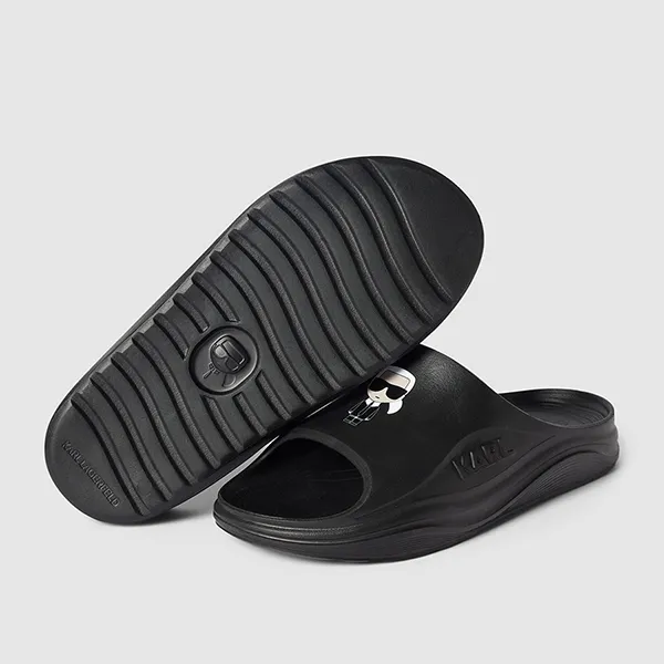 Dép Karl Lagerfeld Skoona Karl Ikonic Slide KL85030 Màu Đen Size 36 - Dép - Vua Hàng Hiệu
