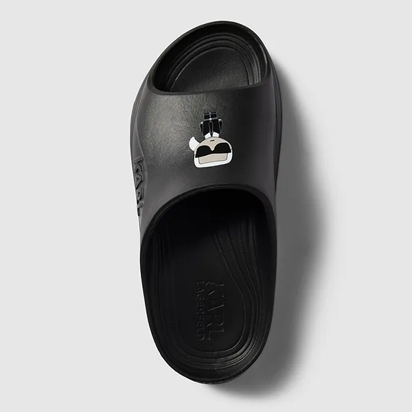Dép Karl Lagerfeld Skoona Karl Ikonic Slide KL85030 Màu Đen Size 36 - Dép - Vua Hàng Hiệu