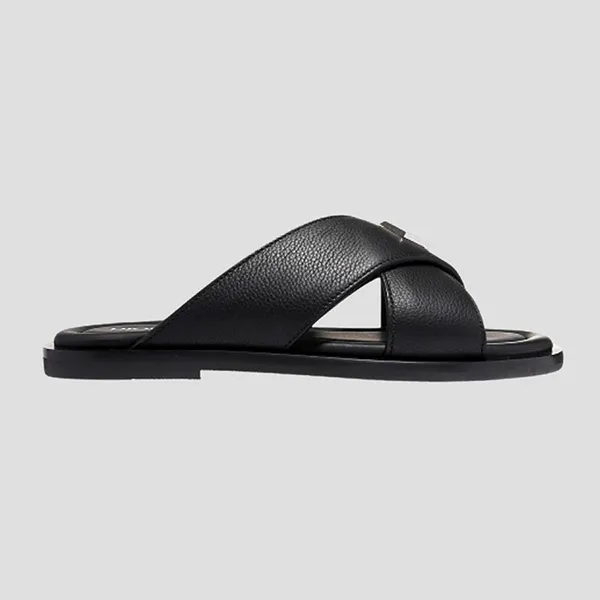 Dép Nam Dior Alias Black Grained 3SA125YJK 900 Màu Đen - Dép - Vua Hàng Hiệu