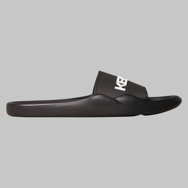 Dép Nam Kenzo Logo Slides FA65MU103P64 Màu Đen Size 40
