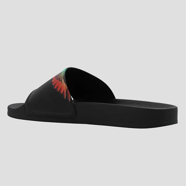 Dép Nam Marcelo Burlon County Wings Sliders CMIC001S23PLA002 Màu Đen Size 41 - Dép - Vua Hàng Hiệu